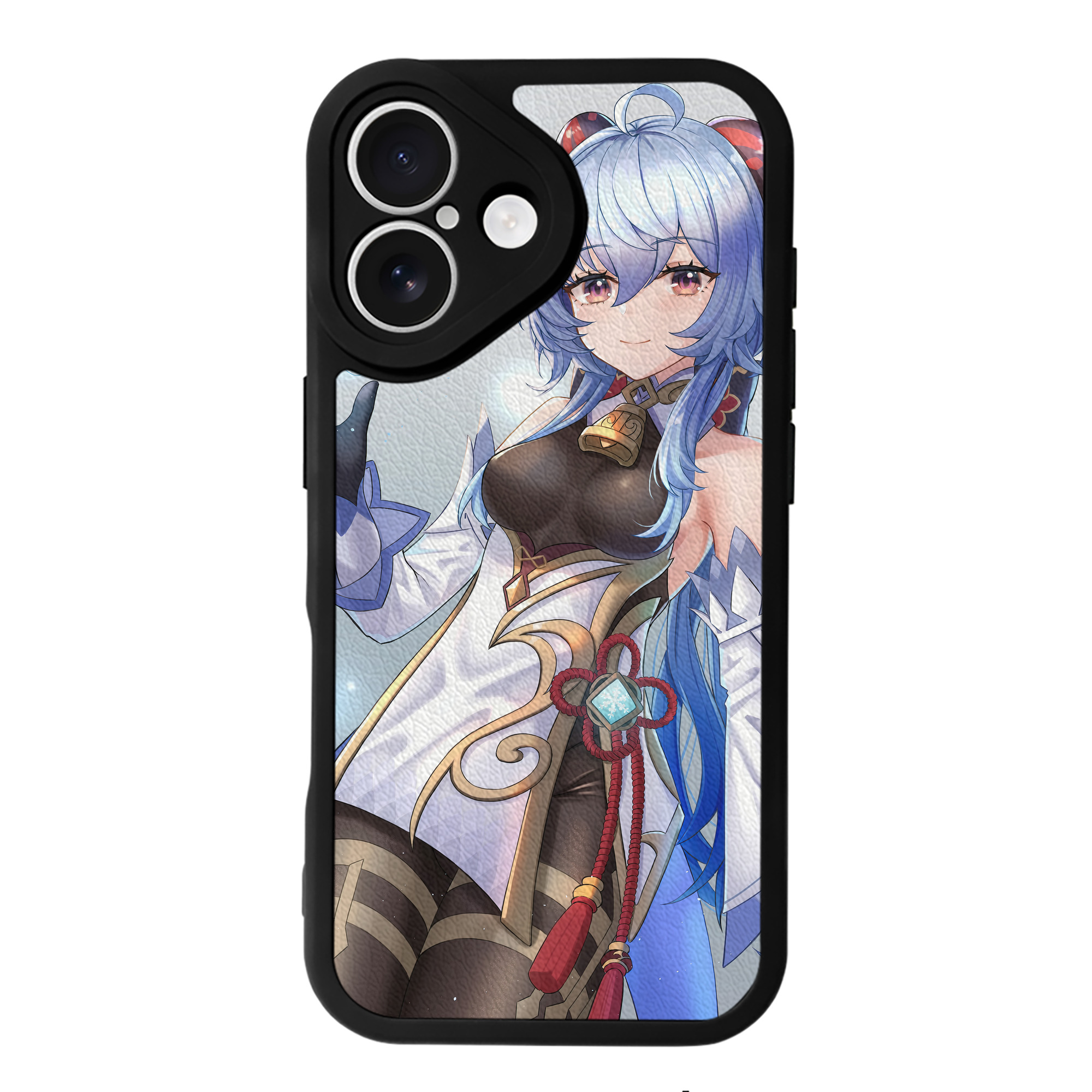 げんし神 genshin 【iPhone 16シリーズ対応】シリコンスマホケース（レザー調） 材質：シリコン